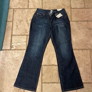 Dark blue boot cut jeans from Maurices. Never worn, new with tags